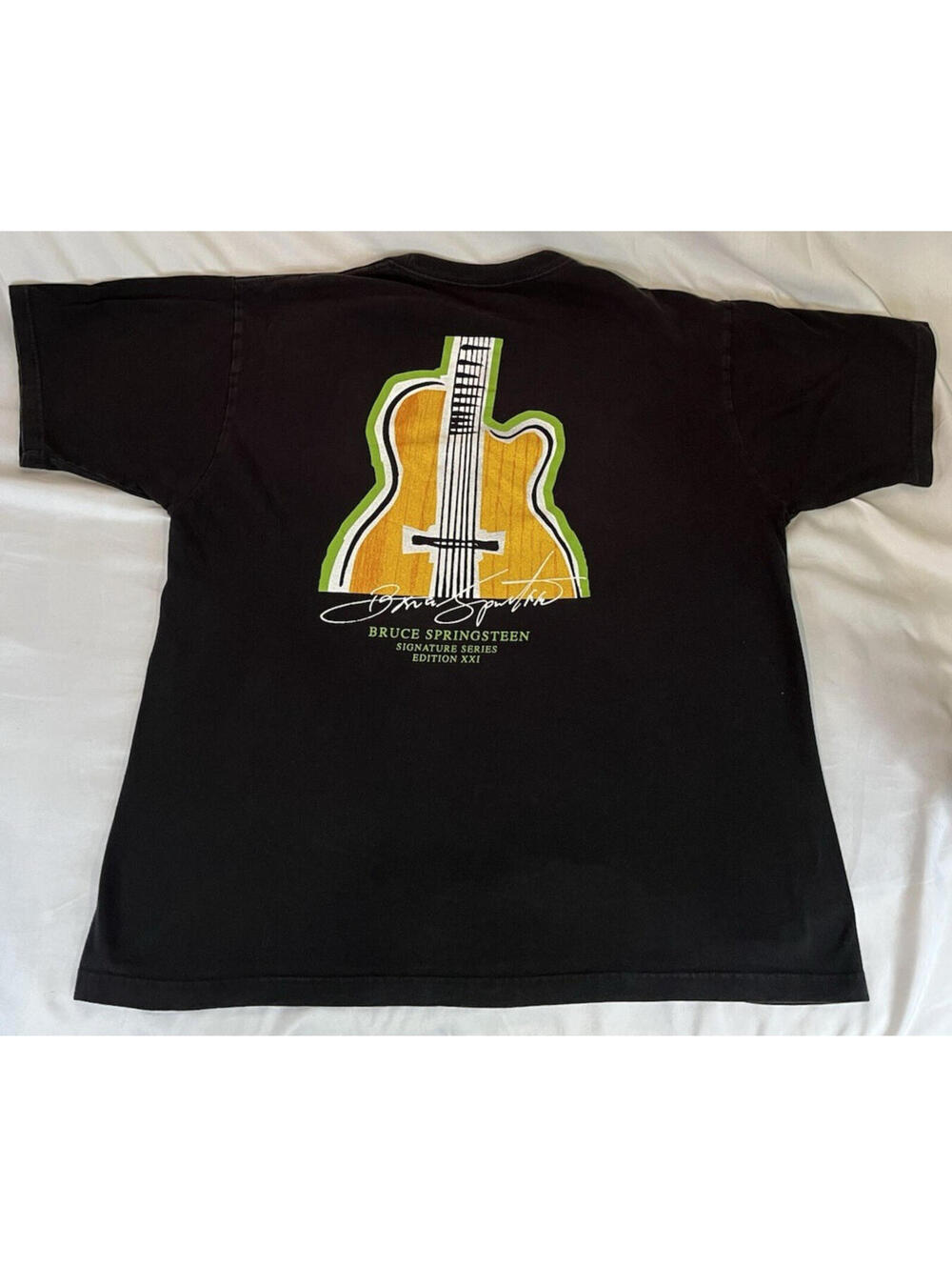 Hard Rock Cafe Bruce Springsteen Signature Series XXI Barcelona Black T-Shirt XL